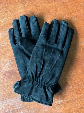 Thinsulate Suede Black Gloves sz XL